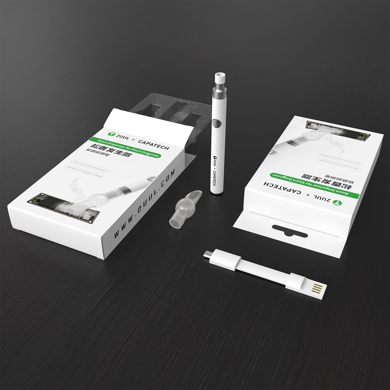 2UUL Rosin distribution PCB board short circuit diagnosis pen mobile phone motherboard repair repair tool