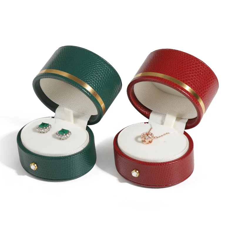 Creative Display Luxury Personalized White Cardboard Acrylic Wooden Wedding Vintage Custom Black Jewellery Ring And Box