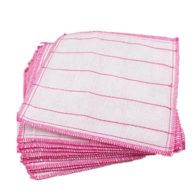NEW Kitchen Table top Fabric Cotton Reusable Cleaning Cloths Soft Skin-friendly Table Dish cloth Towels