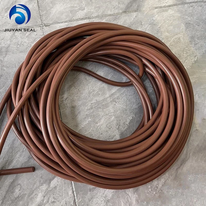 Customized 25mm 30mm Thick Rubber Strip NBR Silicone FKM FFKM Cord EPDM Rubber O-ring Cord