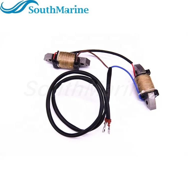 Outboard Engine 66T-85520-00 Charge Coil Assy Replaces for 2-Stroke Yamaha 40HP E40 40X M Boat Engines