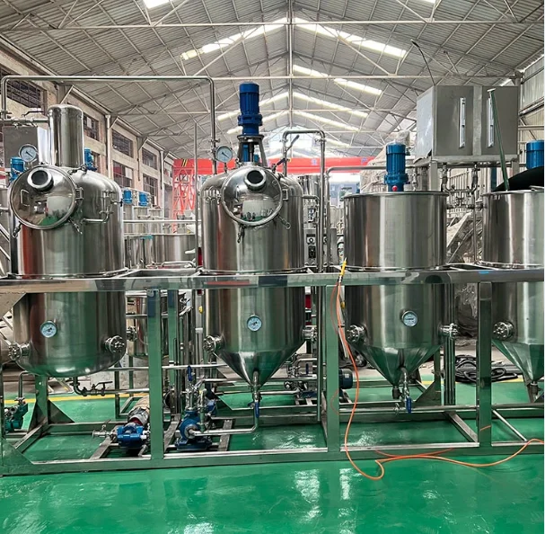 Soybean Oil filtering Machine avocado   animal Oil Refinery Machine canola oil refinery machine