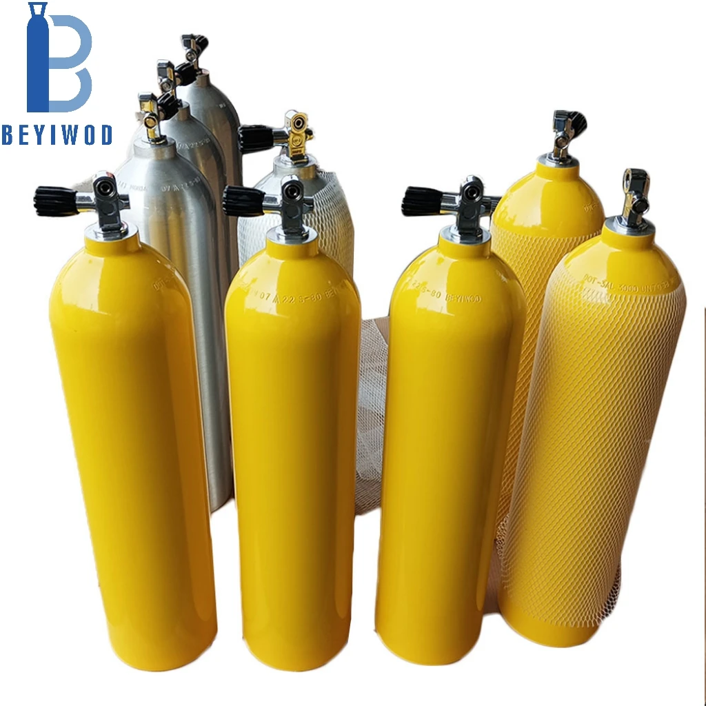 China cheap S80 11L 12L DOT3AL 3000psi Scuba Tank Diving Cylinder Scuba Air Tank For Scuba Diving/air Breathing