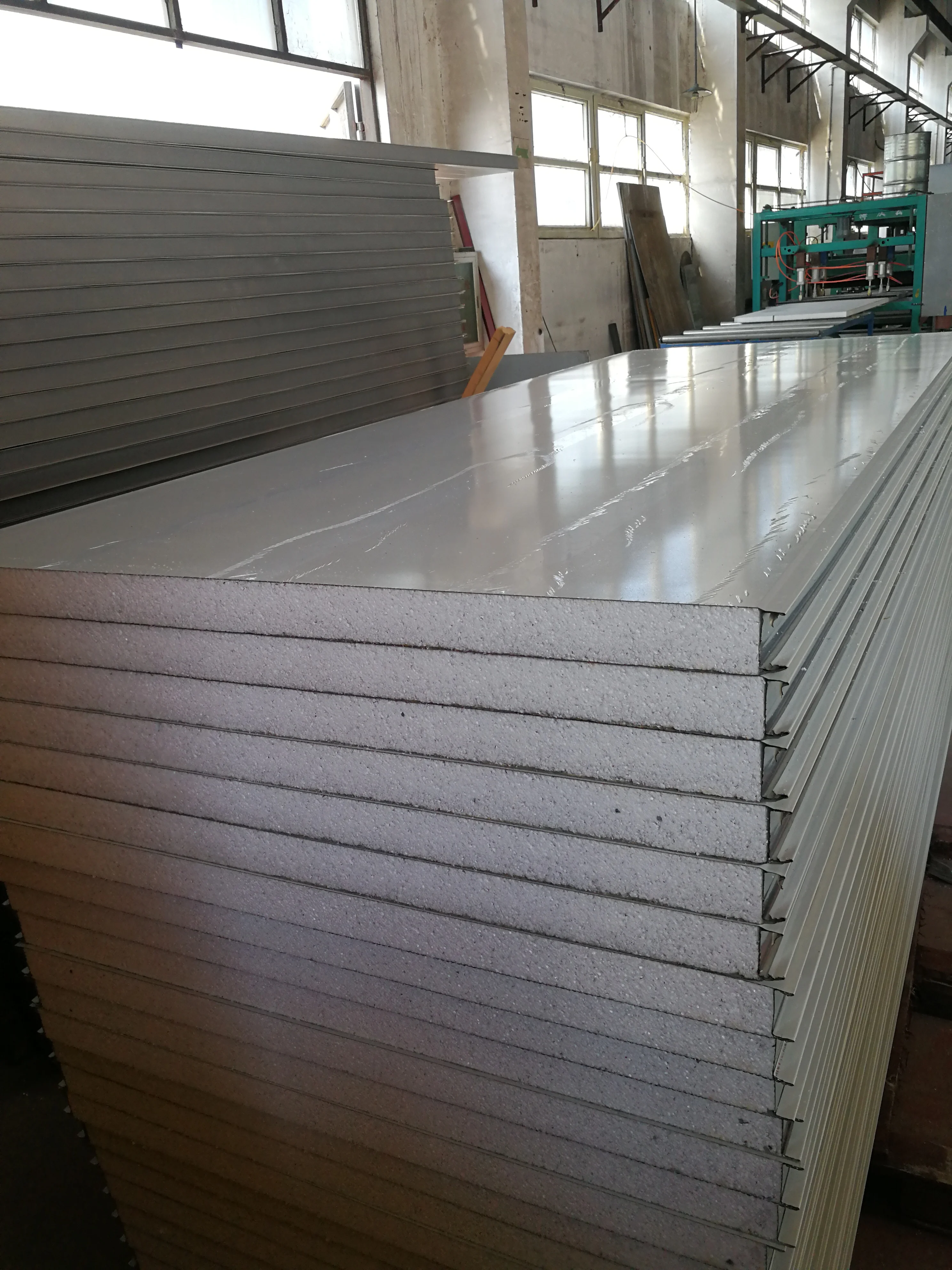 
Low Cost and High Density Prefabricated 50mm/75mm/100mm EPS sandwich panel partition board 