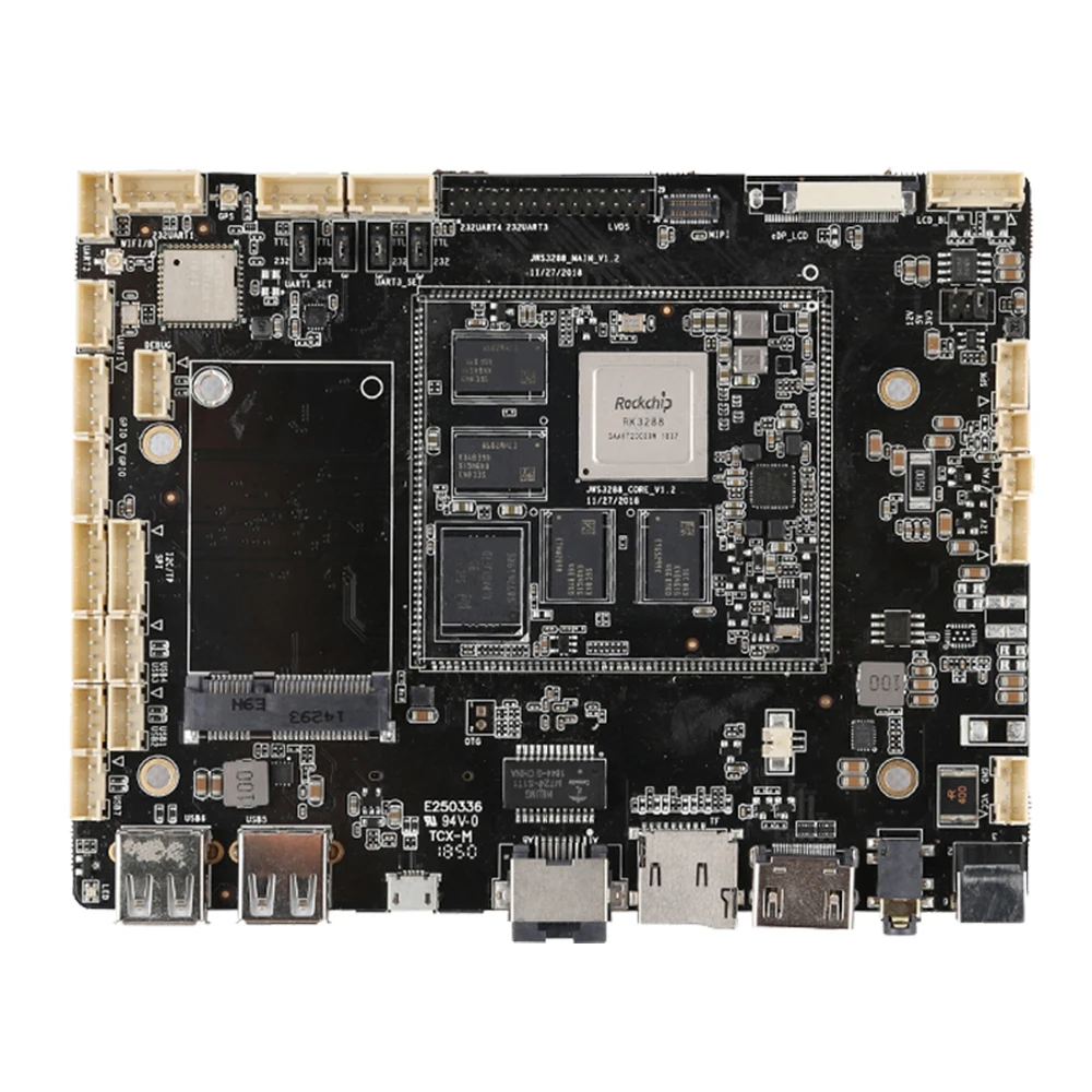 SDK Available LVDS EDP Mini PC Android 5.1 RK3288 1.6GHz Industrial Motherboard for Industrial Control Host