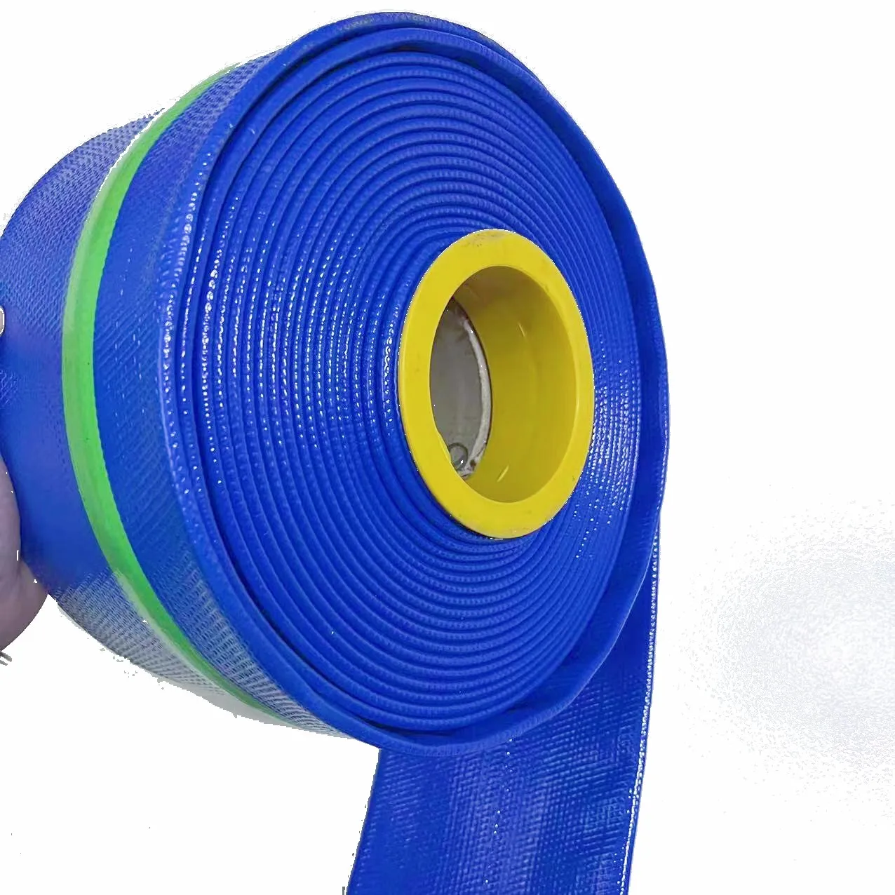 Factory Price 6 bar Blue PVC single lay flat hose water discharge hose Irrigation hose/pipe/tube provide OEM ODM