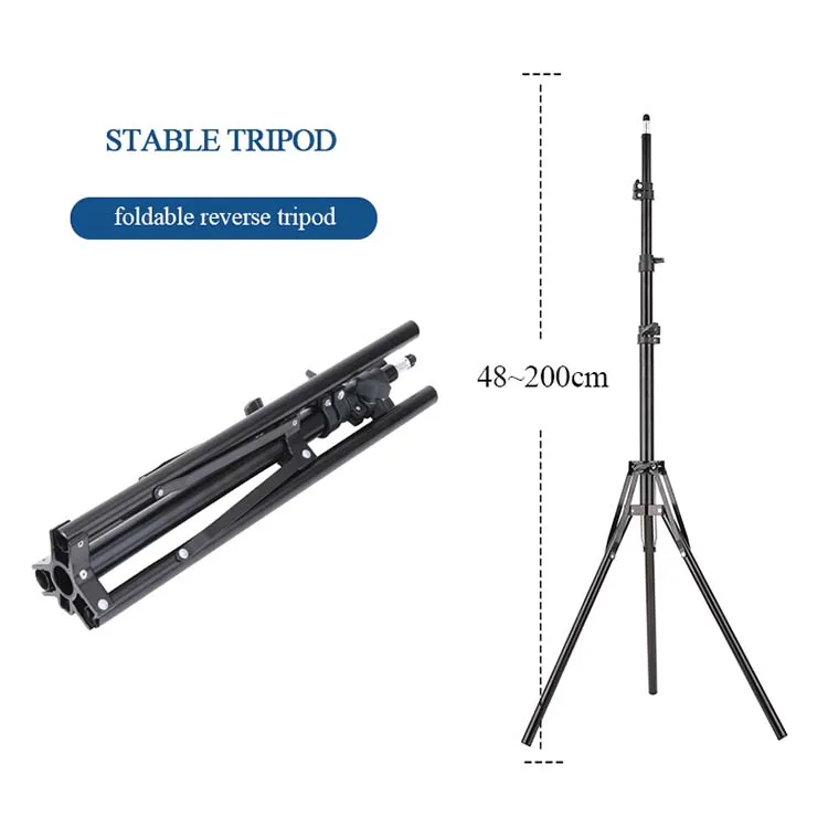 Made in China Factory 18 inch makeup ringlight bi-color large photography led ring light lamp with tripod stand for cell phone