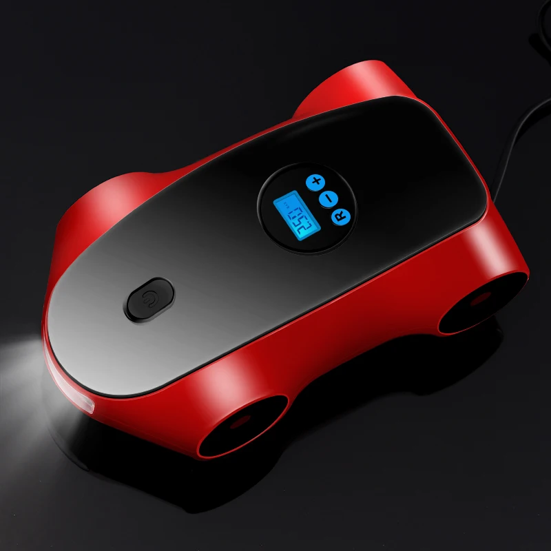 
New Design Digital Car Tire Inflator Pump Mini Electric Inflator Portable Car Tyres Inflator 