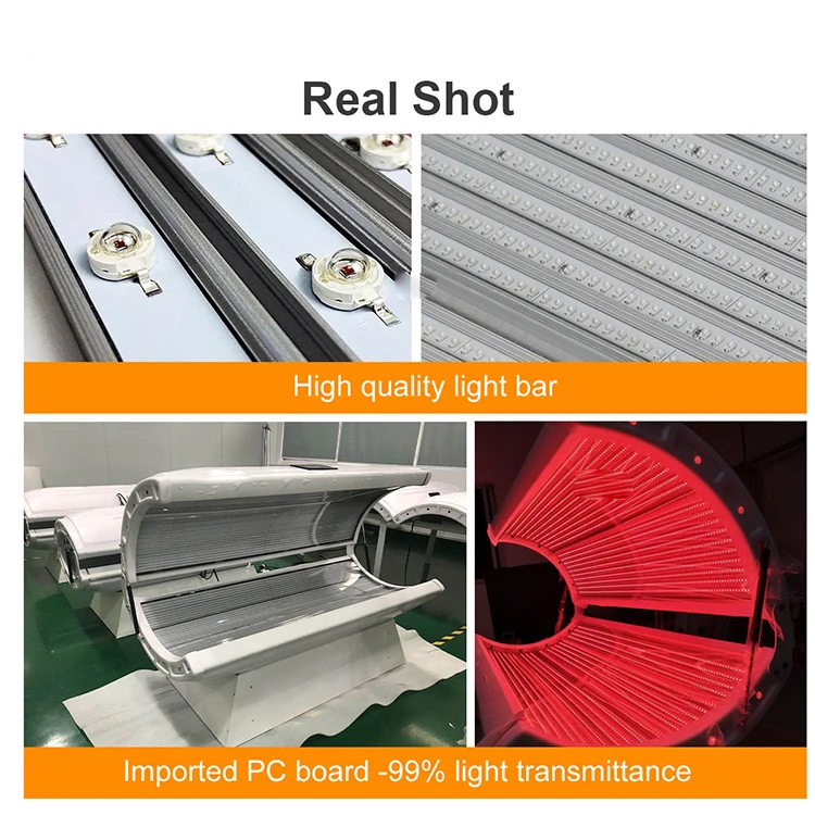 Best Spa Salon 360 Coverage UVA UVB Rays Indoor Capsule Led Collagen Red Light Solarium Sun Red Light Therapy Tanning Bed