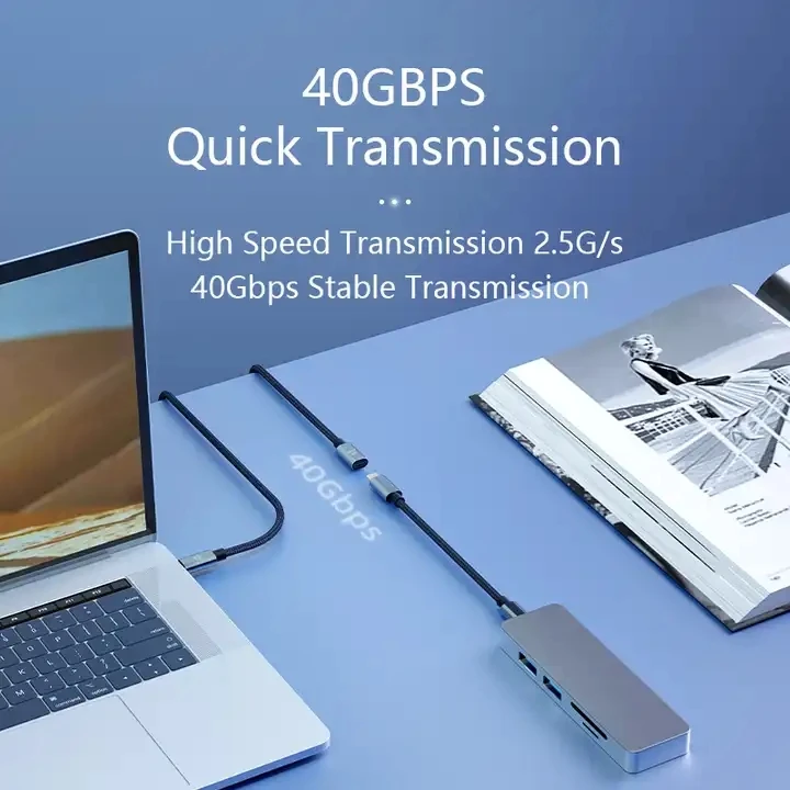 2023 Latest USB 4.0 to Type-C USB-C Charging Cable Fast Charger 100W Data Transmission 40Gbps Audio Trans 8K For Vivo MI Laptop