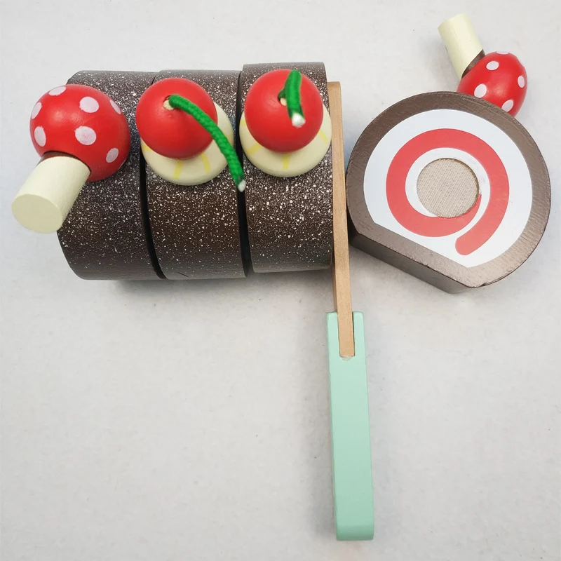 Hot Sell New design lovely Cake Dessert Kids Toys Play Set With Foods