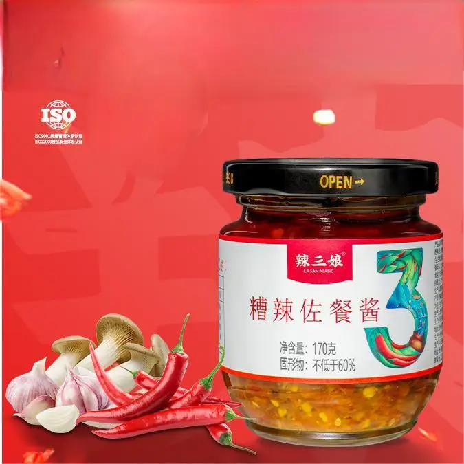 Fresh fermented chili sauce Seasoning Hot Pepper Sauce Condiments Canned