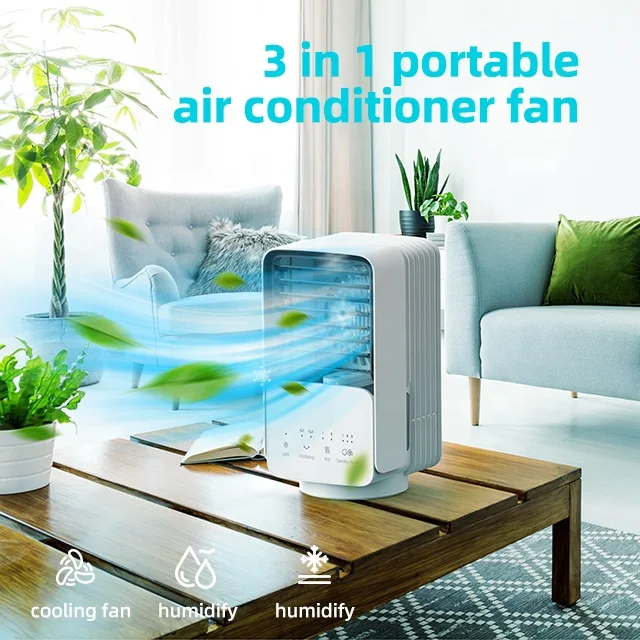 new product ideas 2023 mobile cooling personal space room air fan cooler with battery