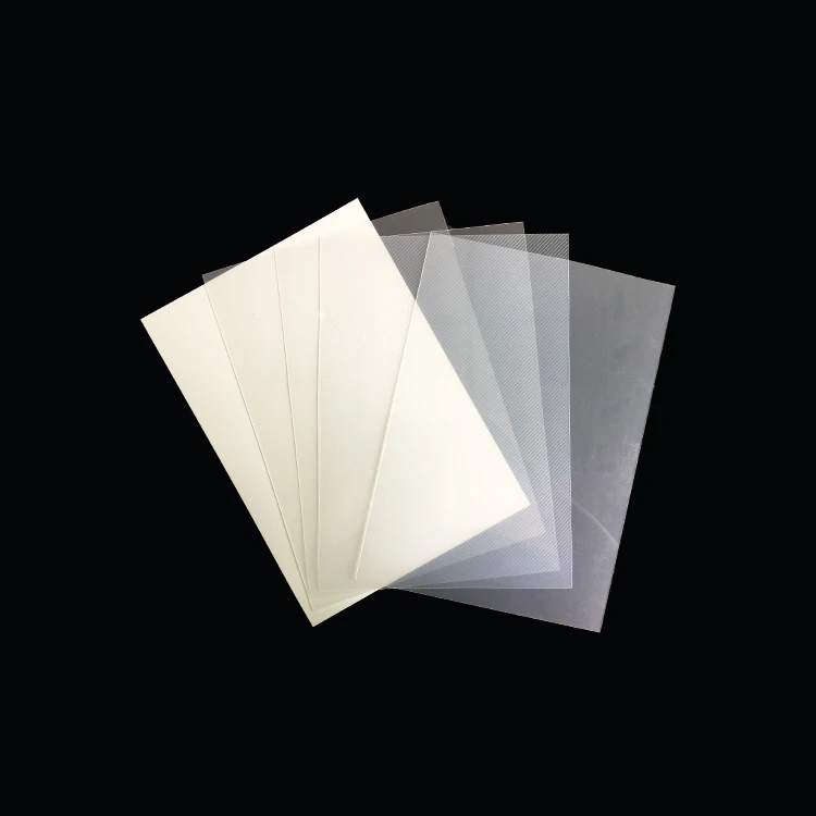 Factory Plastic Book Cover Transparent Plastic Sheet Exercise Book Pocket For School