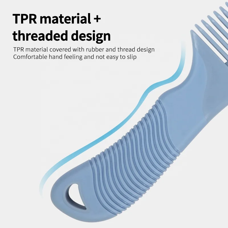 Factory Wholesale Custom Logo Plastic Horse Hair Comb Horse Tail Brush Horse Tail Comb