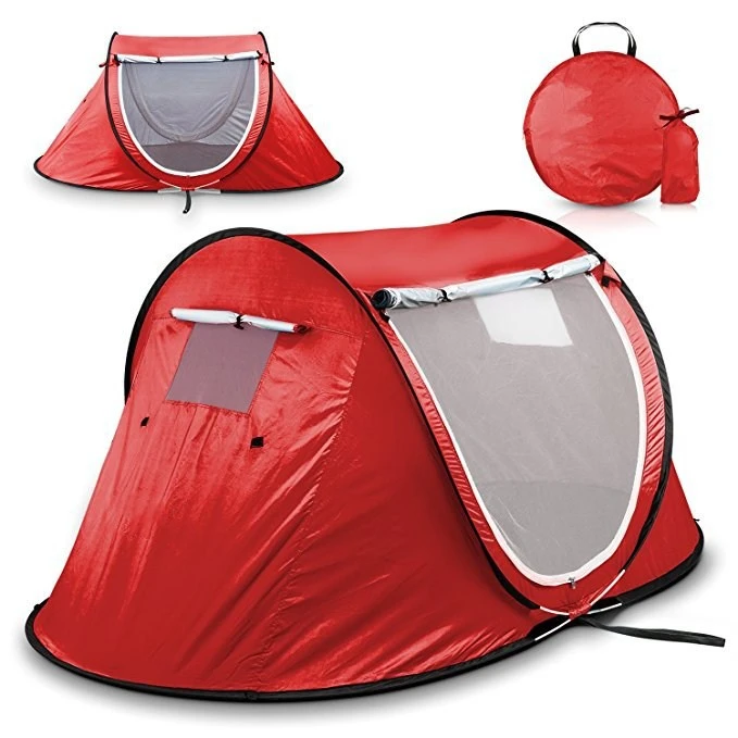 Up Stretch Tent - Automatic Instant Transparent Bubble Tent - Portable Cabana Beach Fits 2 People Wind Ows And Doors On Both