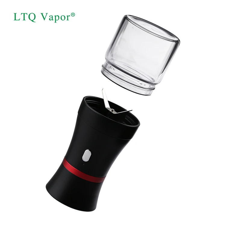 
Auto Electric Smoking Herb Grinder with Glass Visible Window 1100mah large capacity 