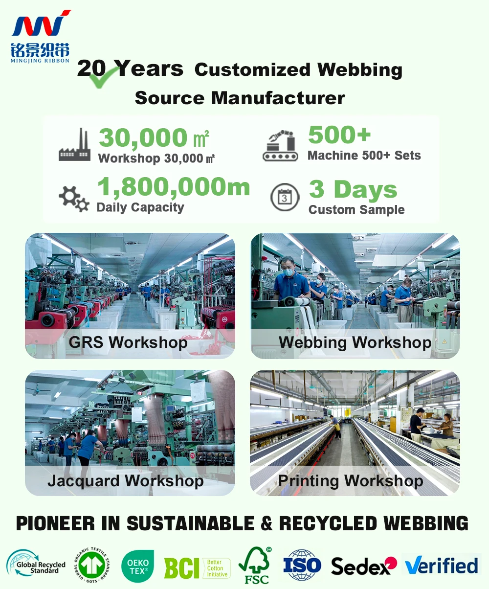 20 Years Ribbon Factory Custom Softness Glossiness Colorfastness Durability Grosgrain Silk Satin Printed Ribbon for Perfect Gift