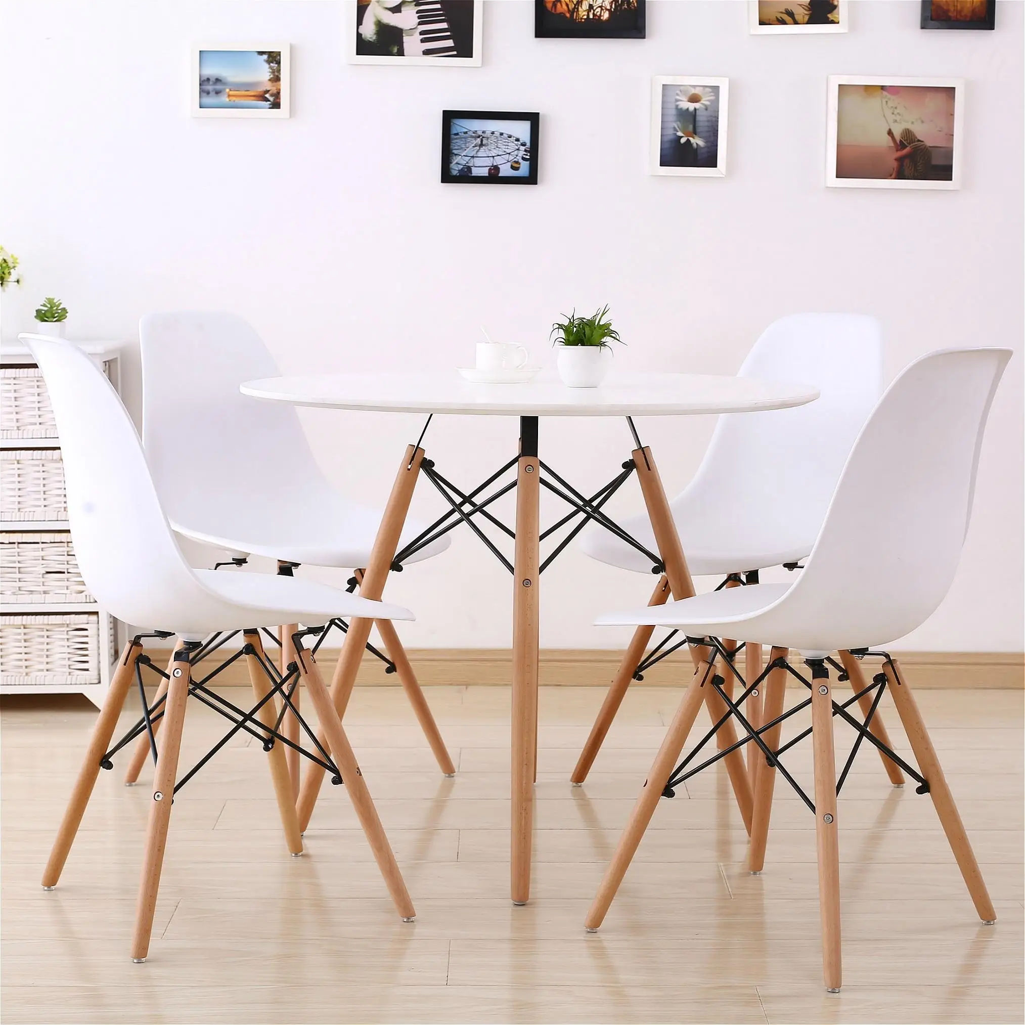 CZ-09 2024 Hot Sale Round Commercial Dining Table Round Living Room Dining Table Milk Tea Shop Coffee Shop Outdoor Lounge Table