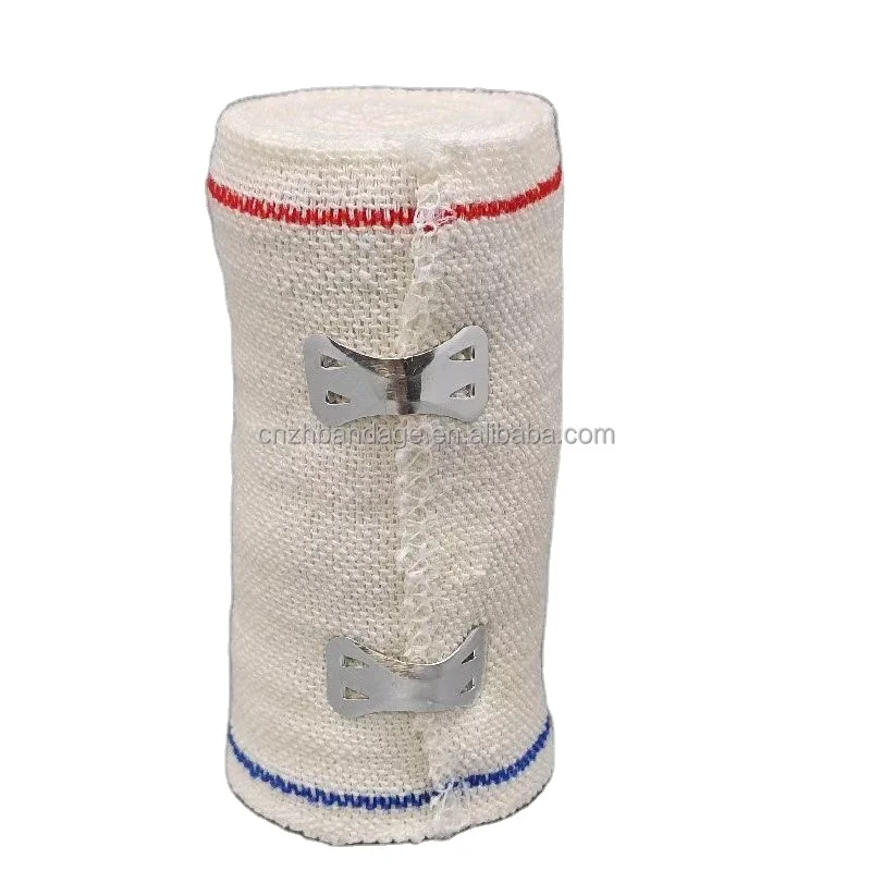 Skin Friendly Low Price Breathable Fixed Buckle Bandcrape Machine Medical Crape Bandage