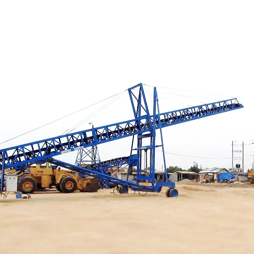 
Philippines Patented 30m X 1.2m Belt Mobile Conveyor With One Year Warranty 