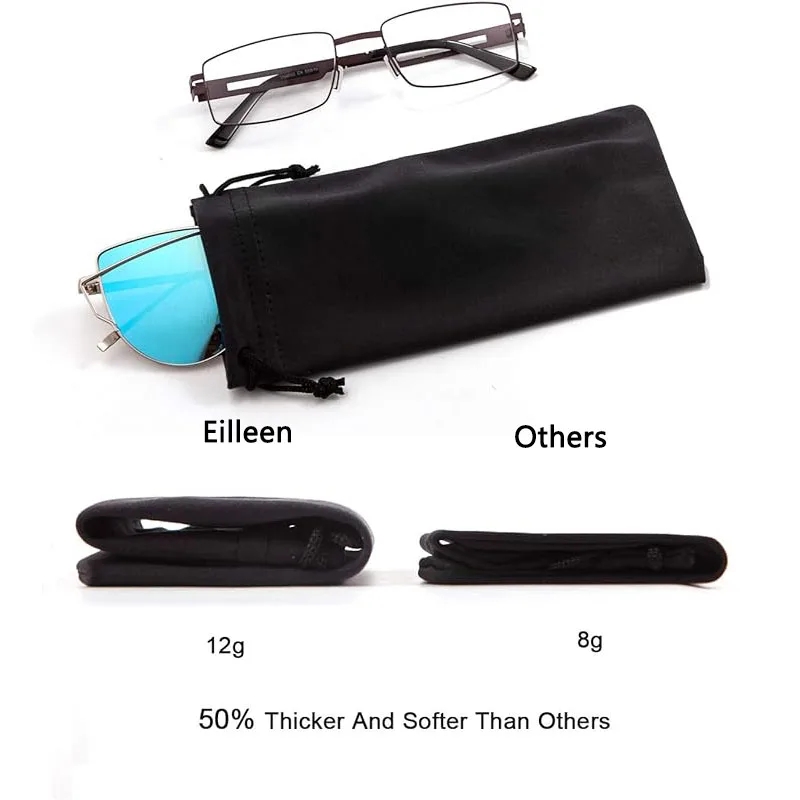 High Quality Best price of Glasses watch Pouch Eyeglass Bag Microfiber Sunglasses Pouches Sleeve Dust Bag  With Custom Logo