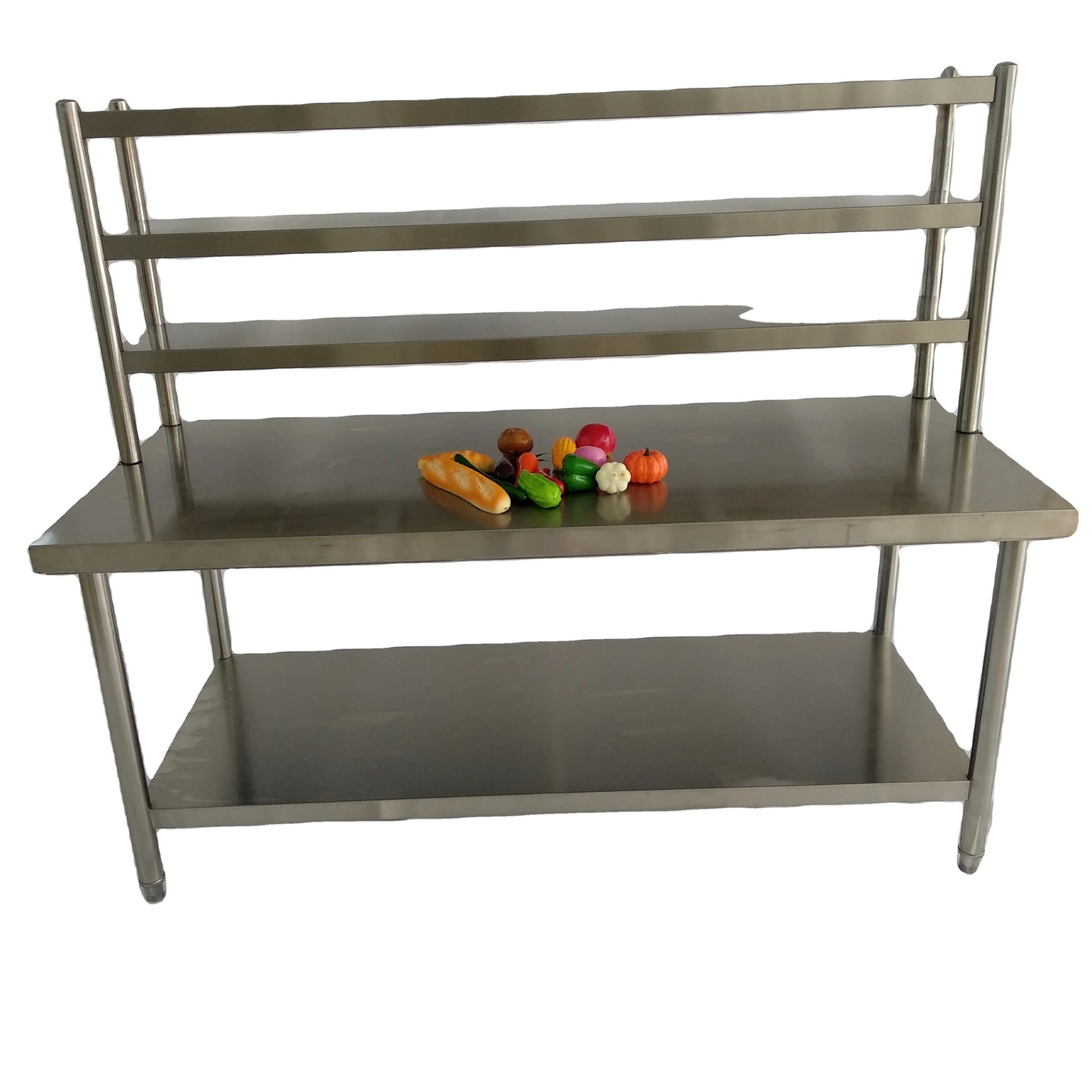 Commercial kitchenware restaurant working tables/stainless steel prep table stainless steel worktable/stainless steel work table