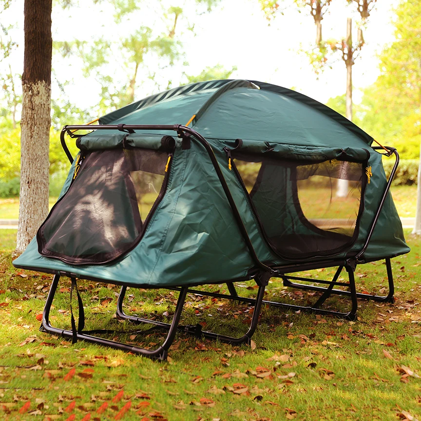 Eco-friendly Portable Lightweight 1 men fabric double swag camping tent