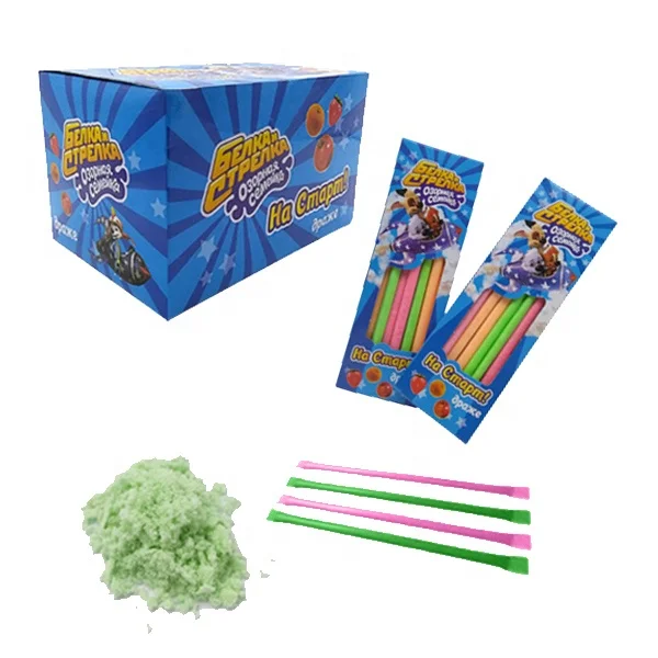 Chinese confectionery manufacturers sell hot wholesale fruit-flavored cc bar sour powder candy