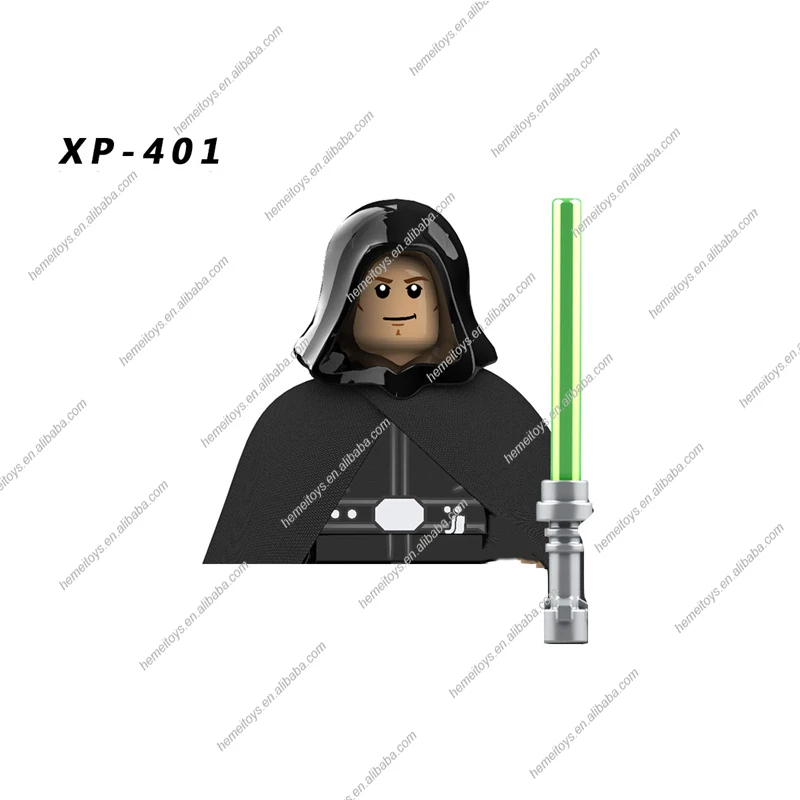 KT1052 Space War Movie Character Bad Batch Dark Trooper Boda Fett Luke Skywalker Omega Mini Action Building Blocks Kids Gift Toy