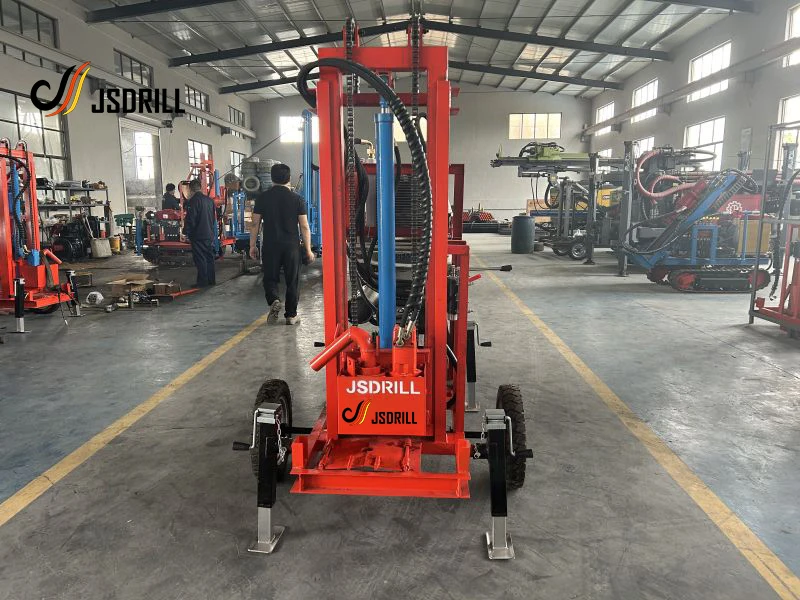 150m depth gasoline engine water well drilling rig machine custom pump machine water well rock drill 50-300mm