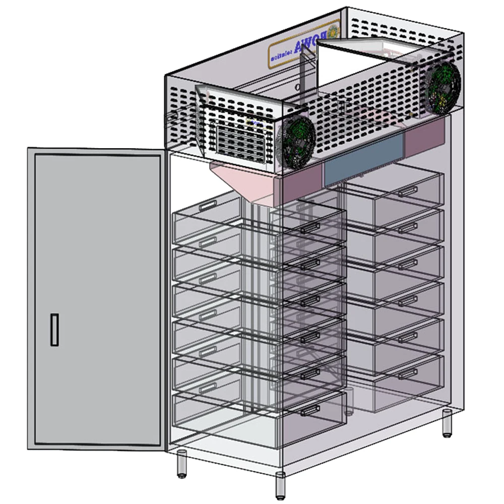 1 to 2HP air Cooler with 10.5sqm Heat Transfer Area Is Designed for Commerce Refrigeration Equipment Such As Experiment Cabinets