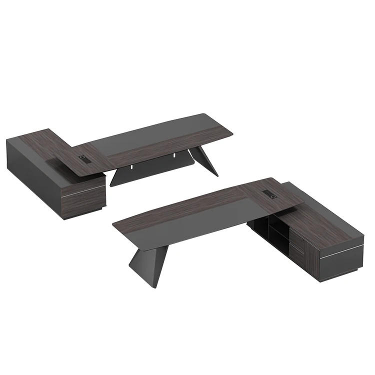 High Quality Cheap Simple Design Wooden Modern Furniture Executive Office Desk Set