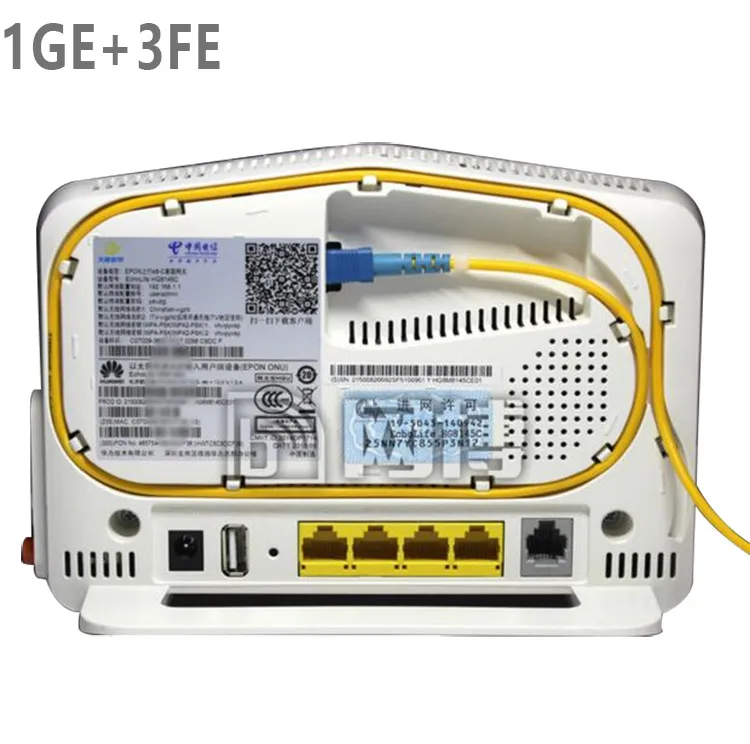 Used GPON ONU ONT HG8145C 1GE+3FE+Pots+WiFi Wi-Fi Router GPON/EPON Terminal FTTH Modem Anatel 1GE GPON 8145C ONU