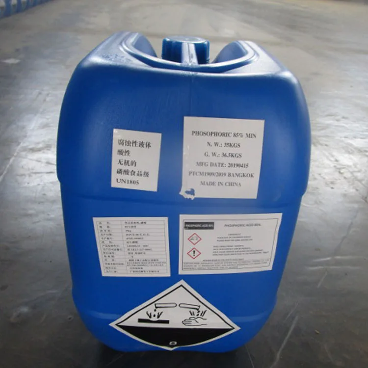 Buy Top Good High Quality Phosphoric Acid Chemical 85% Best Price