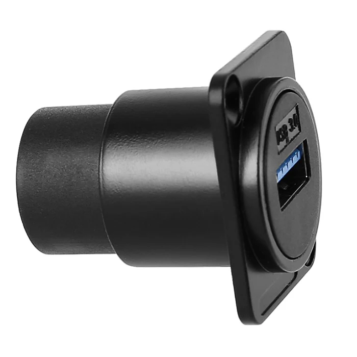 Разъем RJ45 Cat6 USB 3 0 D-образный модуль экранированный промышленный панельный кронштейн перегородка штекер