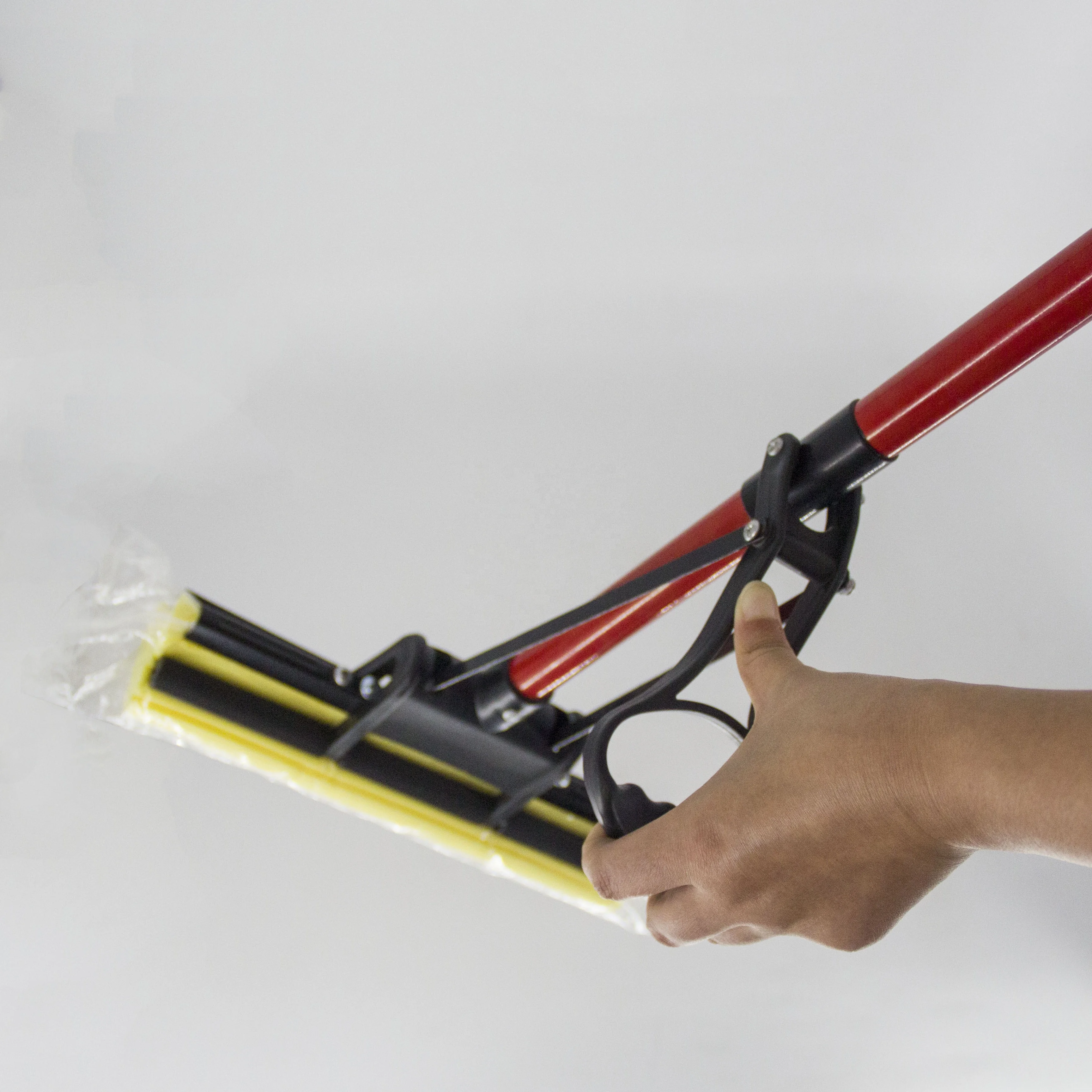 Hand Wash Free Absorbent Sponge Mop with Stainless Steel Telescopic Pole Household PVA Mop for Home Cleaning