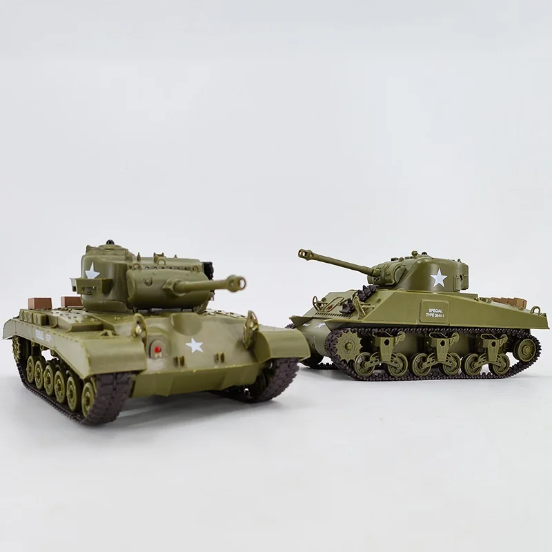 RC Tank 1:30 US Sherman M4A3 Pershing M26 Infrared Battle Tank Combat Fight  Battling Panzer Remote Control Model
