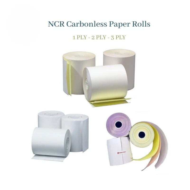 Markdown Sale POS printer Non Carbon Paper  100% primary pulp 3 ply ncr computer form paper