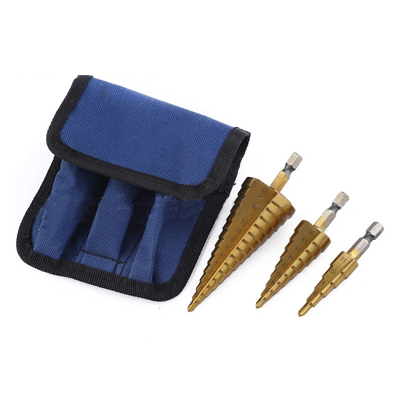 Spiral groove step drill 4241HSS for iron copper aluminum wood plastic drilling and expansion