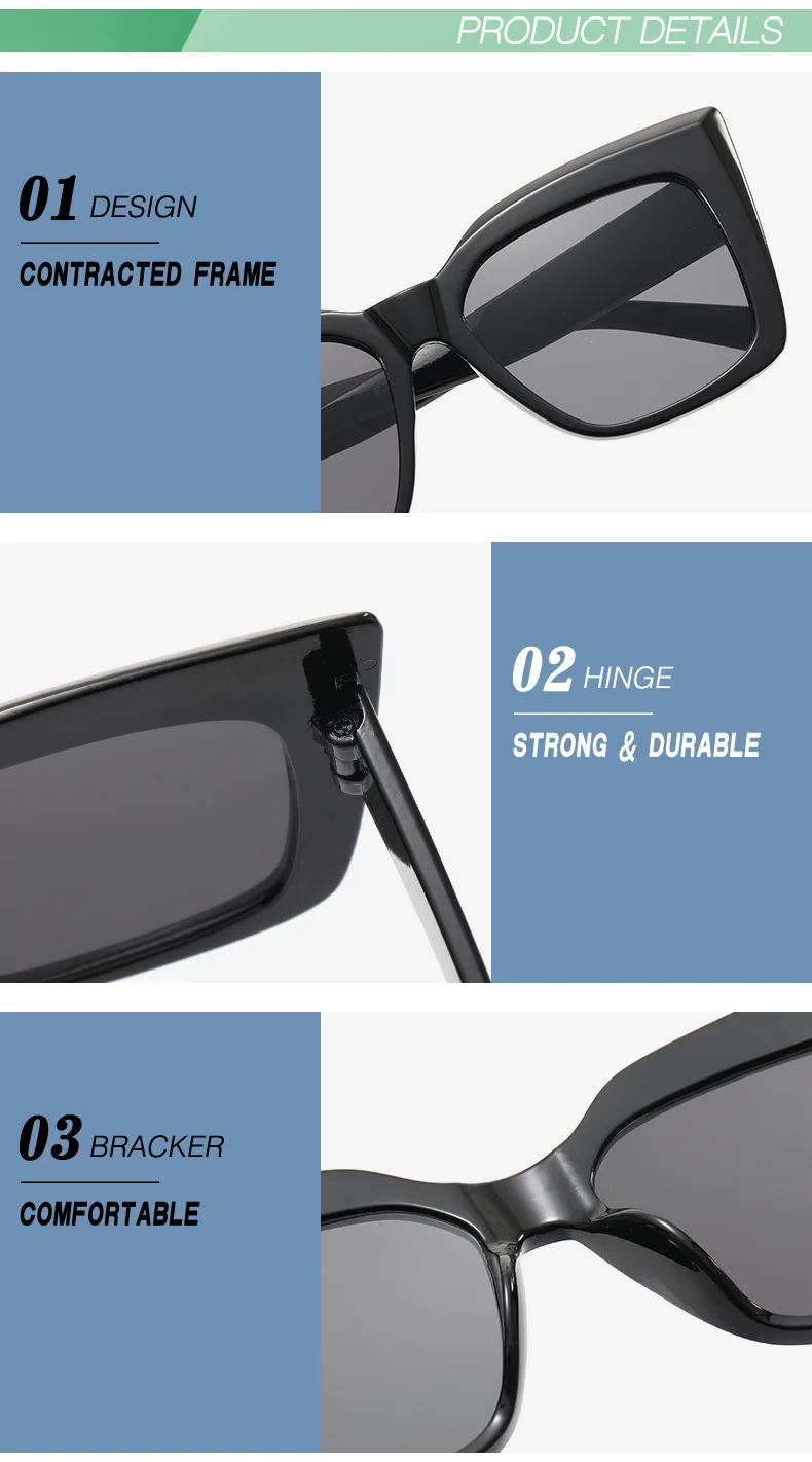 New arrivals fashion eye cat oversized sunglasses women 2023