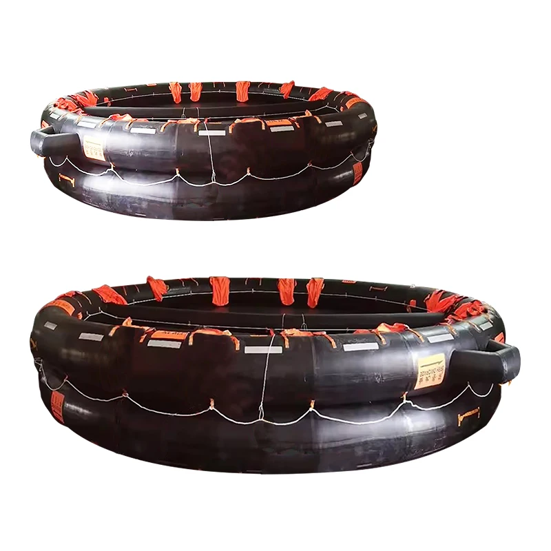 Highly recommended factory direct sale price HAF-K open reversible inflatable liferaft hot sale