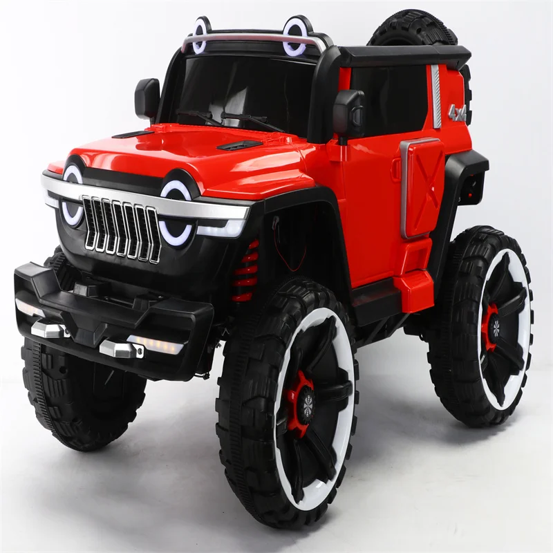 12V battery powered four wheels black red grey baby toy car electric ride on cars for kids and adults clasitic car