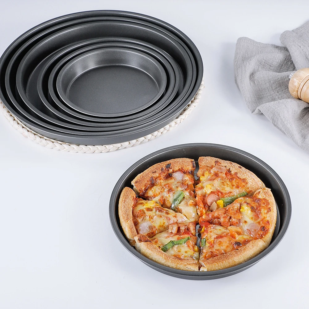 Pizza Cake Baking Tools Oven Metal Trays For Baking
