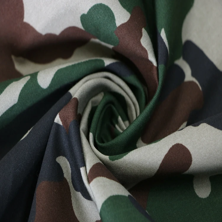 CVC 65/35 twill camo fabric for Nepal BT-285