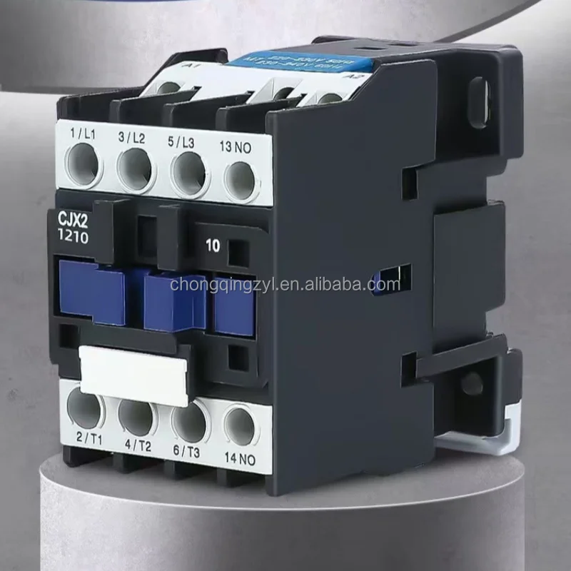 ZYL CJX2-12 220V IEC AC contactor main circuit 380V and 110V switch magnetic contactor