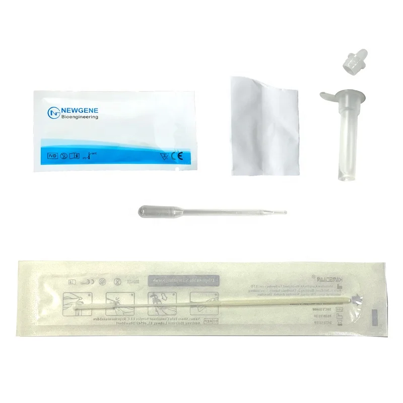 Самый продаваемый 2-в-1 самотестирование носовой пробирки/мокроты для выявления антигена