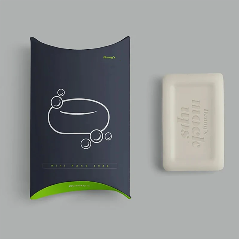 Custom Design Folding Cartons Paperboard Soap Packing Boxes with Plastic Window