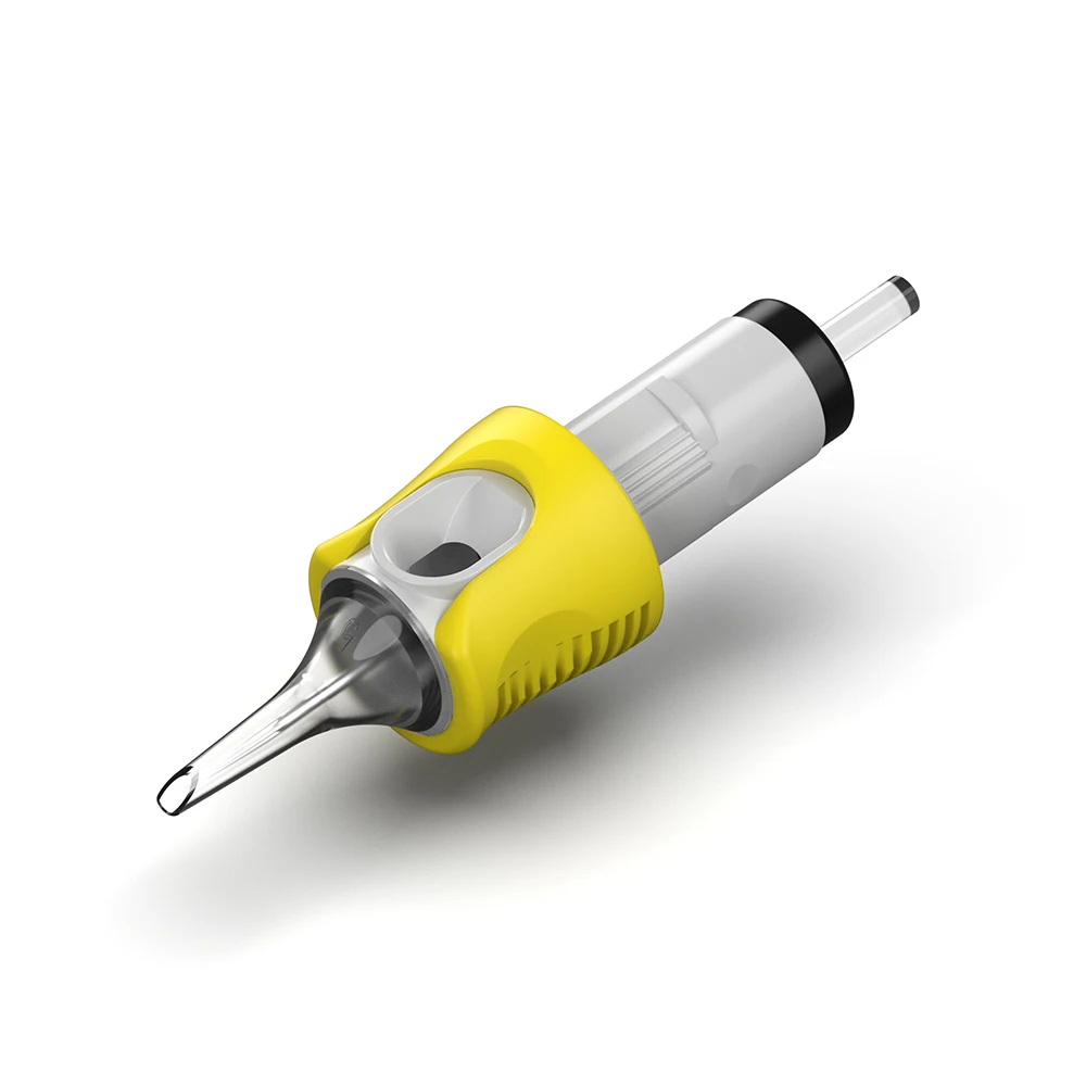 Wholesale Disposable agujas tattoo needles cartridge long tip tattoo needle cartridge with Finger Ledge