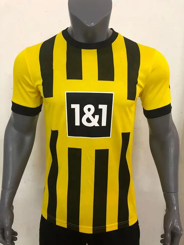 22-23 Dortmund soccer jersey Thai quality HAALAND football shirt home away men uniform custom REUS DORTMUND NEONGELB BELLINGHAM